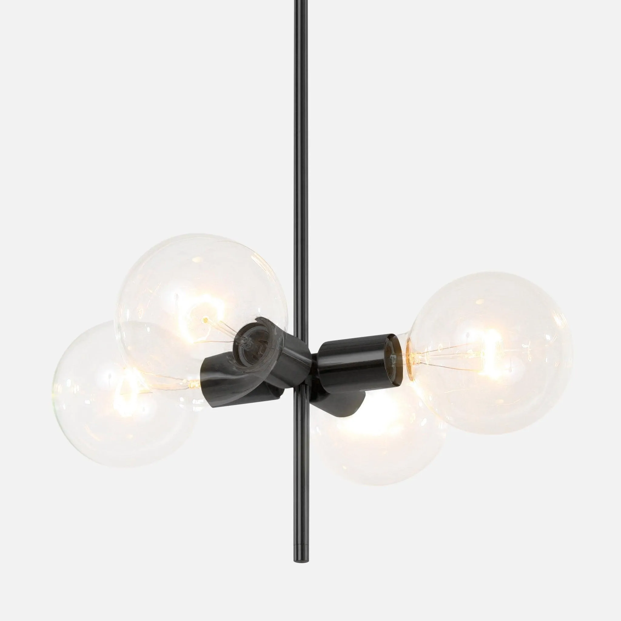 4 Globe Modern Linear Chandelier