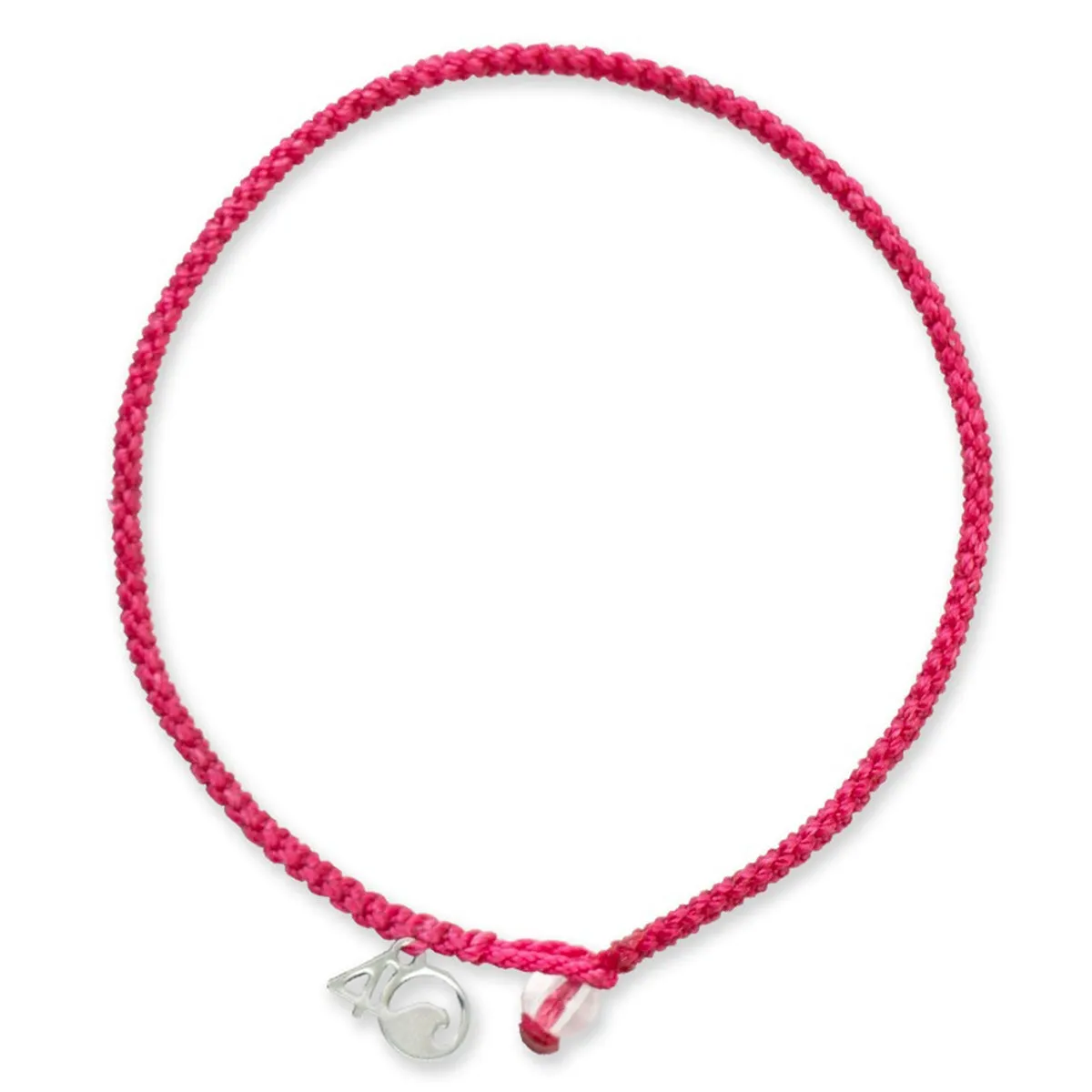4OCEAN BRAIDED BRACELET FLAMINGO SMALL