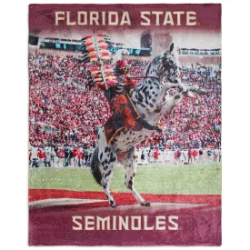 50"X60" SILK TOUCH THROW W/OSCEOLA & RENEGADE