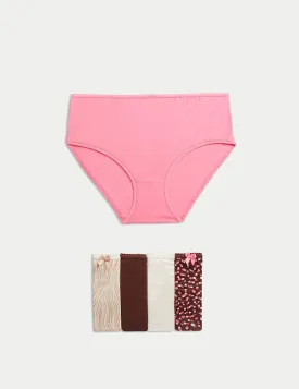 5pk Cotton Lycra™  High Rise Shorts