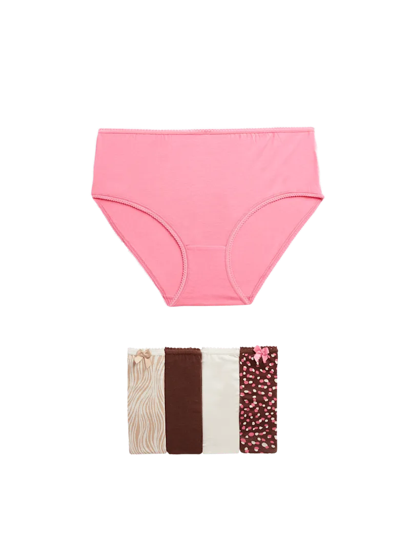 5pk Cotton Lycra™  High Rise Shorts