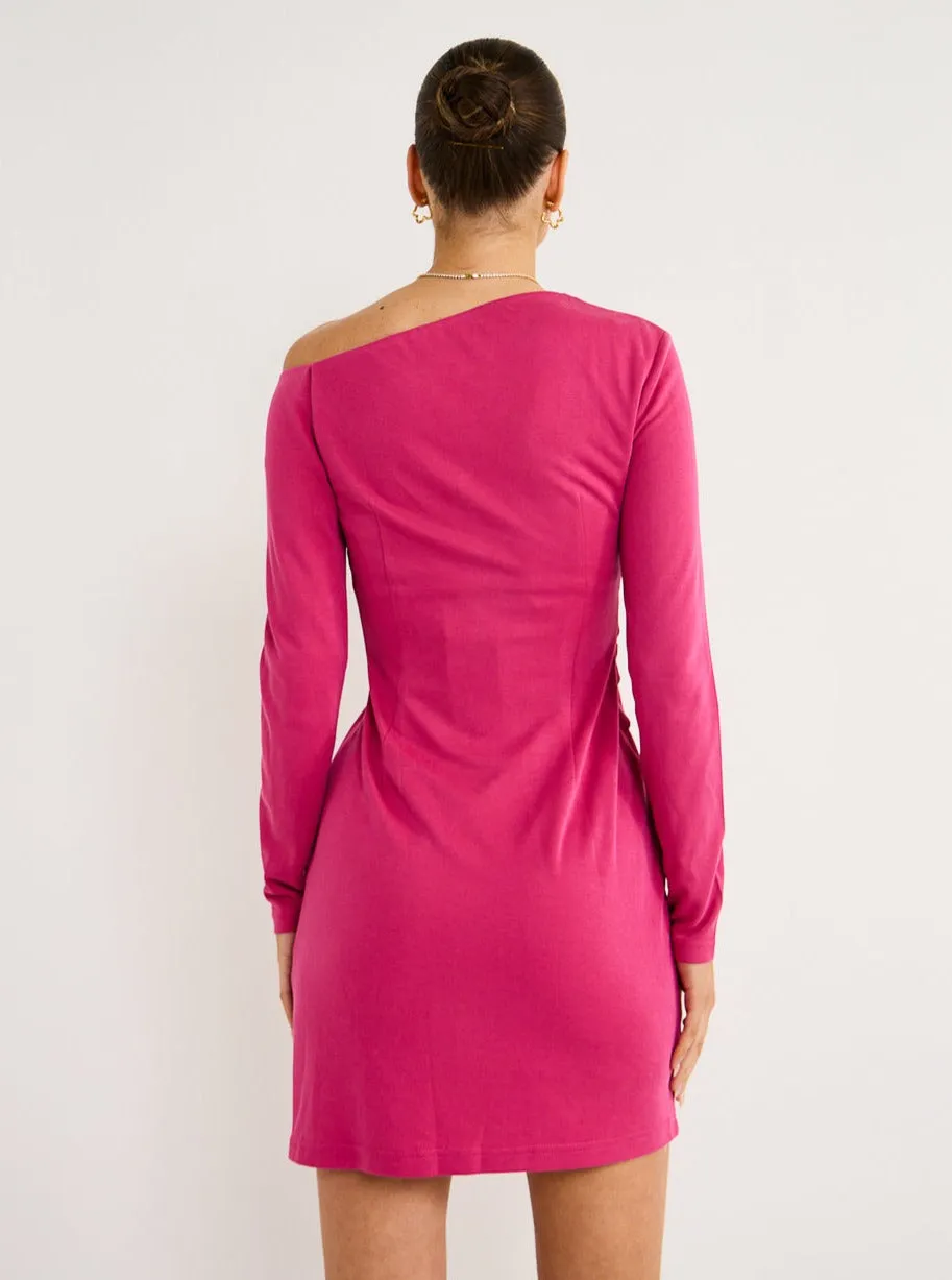 Acler Tompkins Dress in Mulberry