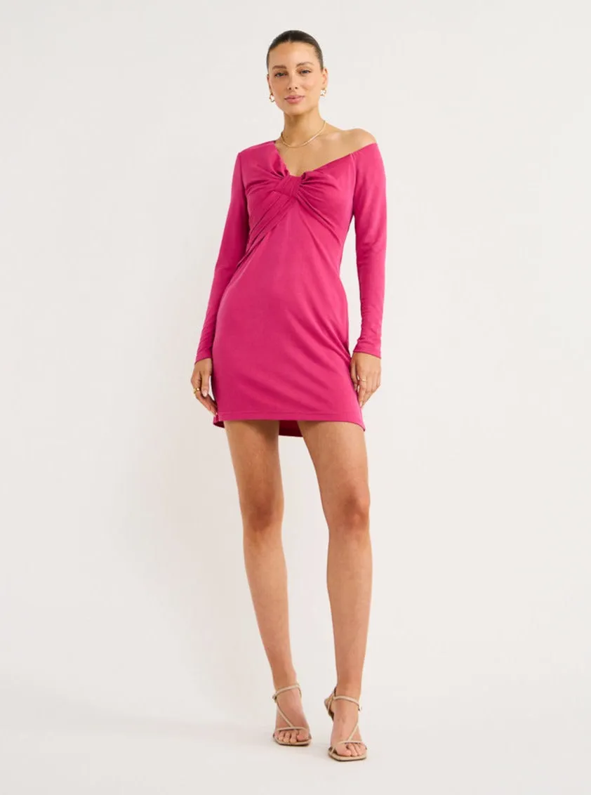 Acler Tompkins Dress in Mulberry