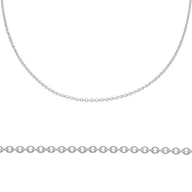 Adjustable Sterling Silver Cable Chain