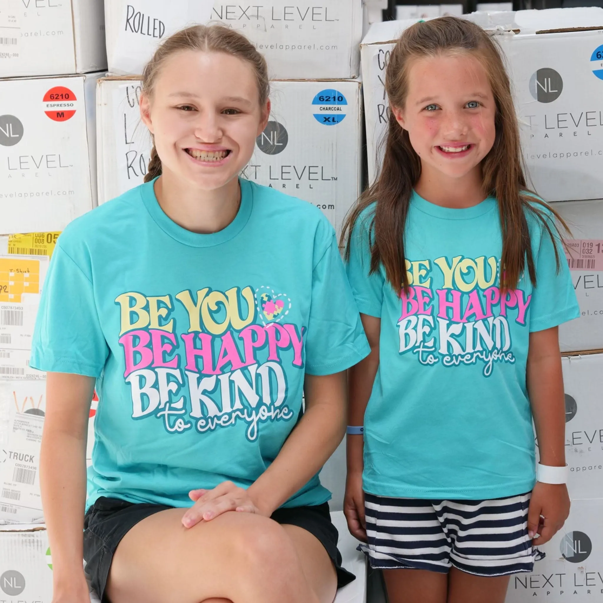 ADULT Be You, Be Happy, BE Kind to Everyone Tee