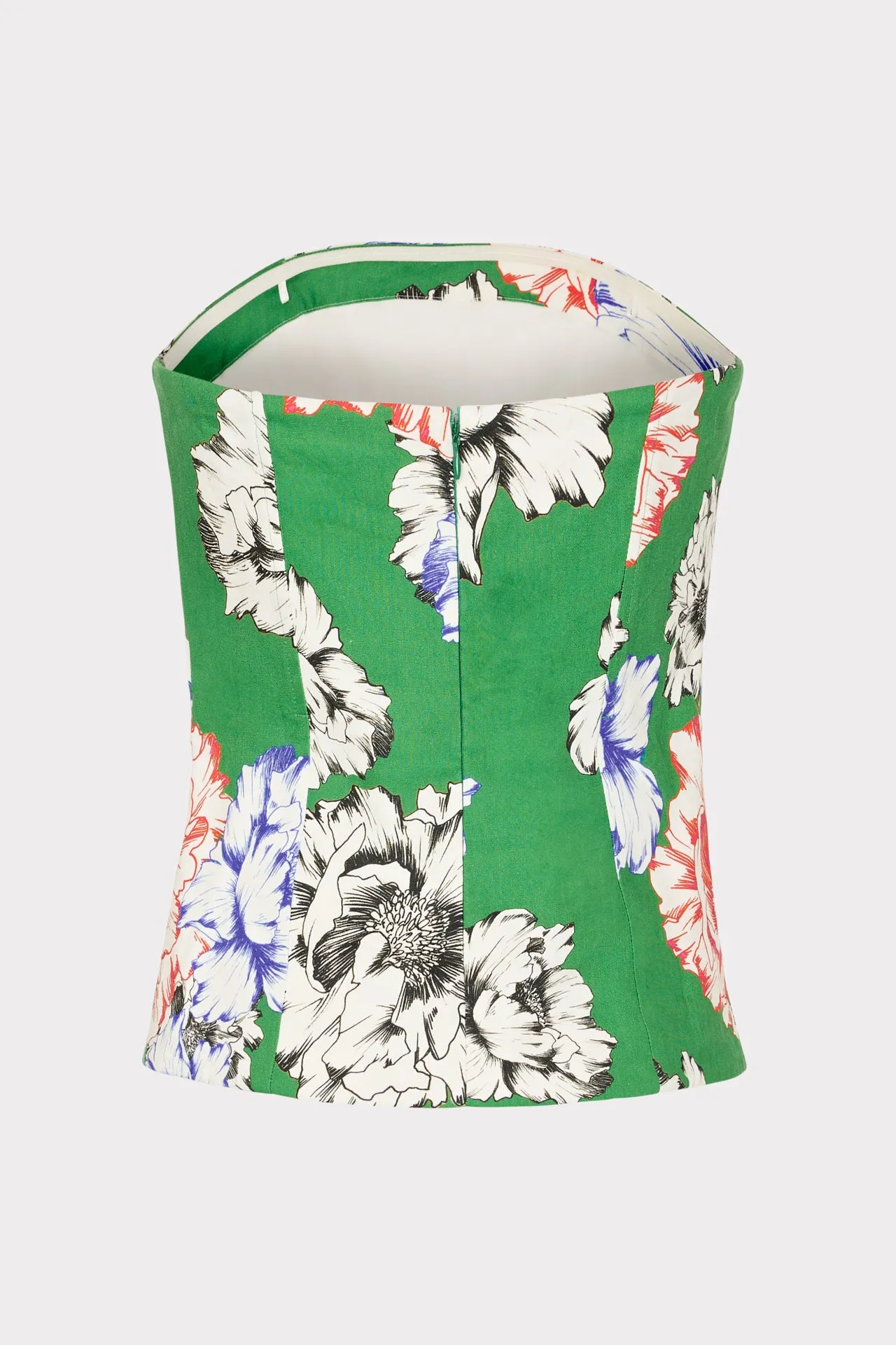 Aiden Petals In Bloom Strapless Top