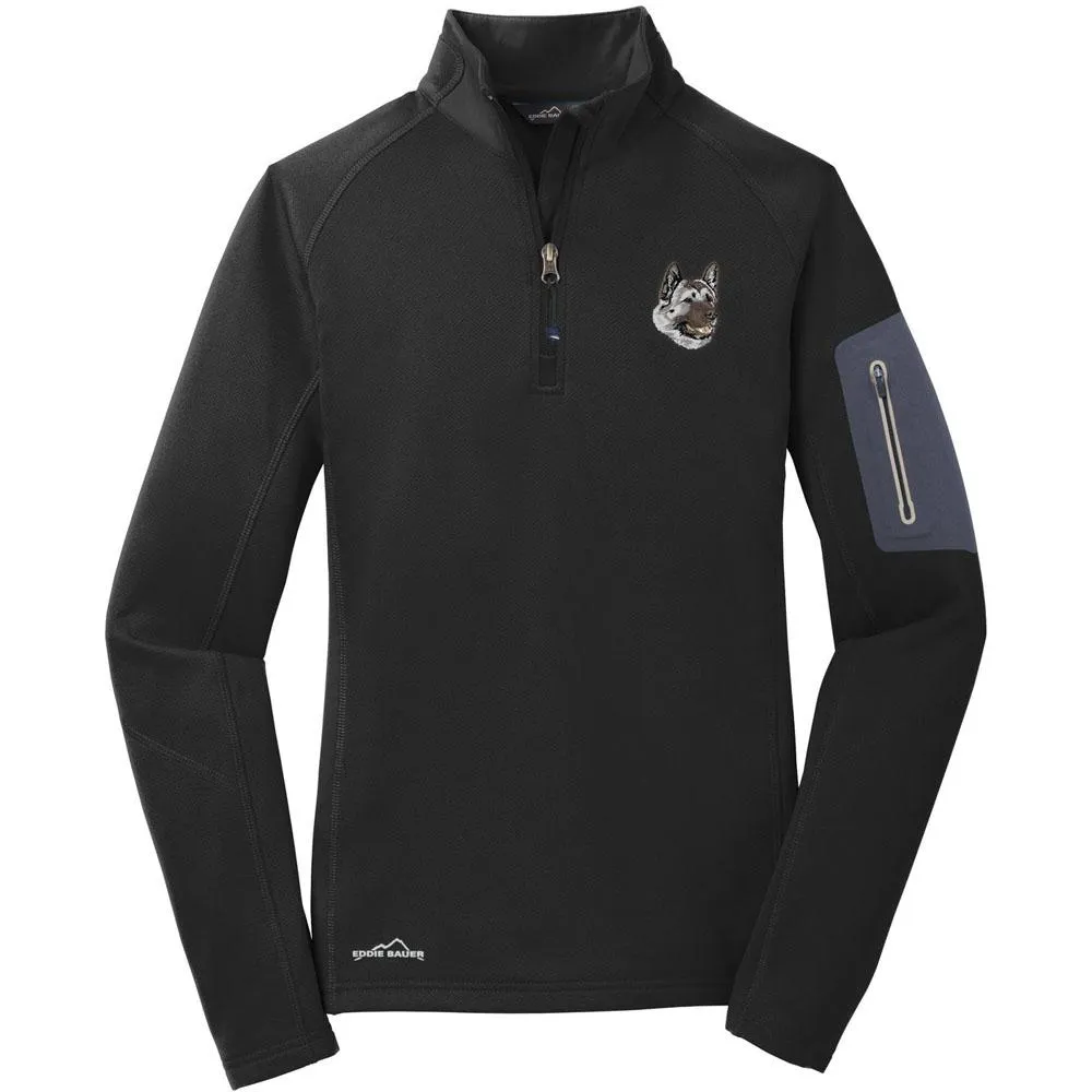 Akita Embroidered Eddie Bauer Ladies Half Zip Performance Fleece