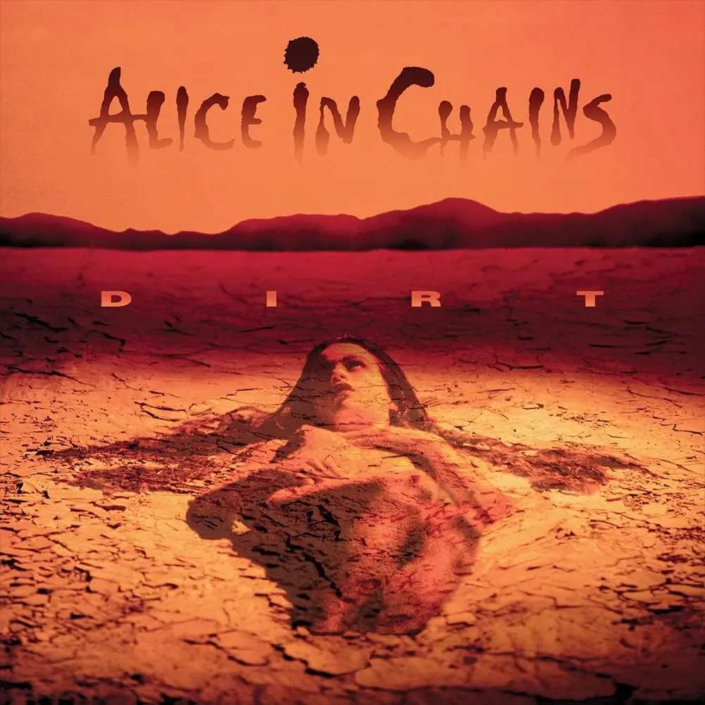 Alice in Chains T-Shirt Black Dirt Album Mens Short Sleeve T Shirts 90s Music Vintage Style Graphic Tees