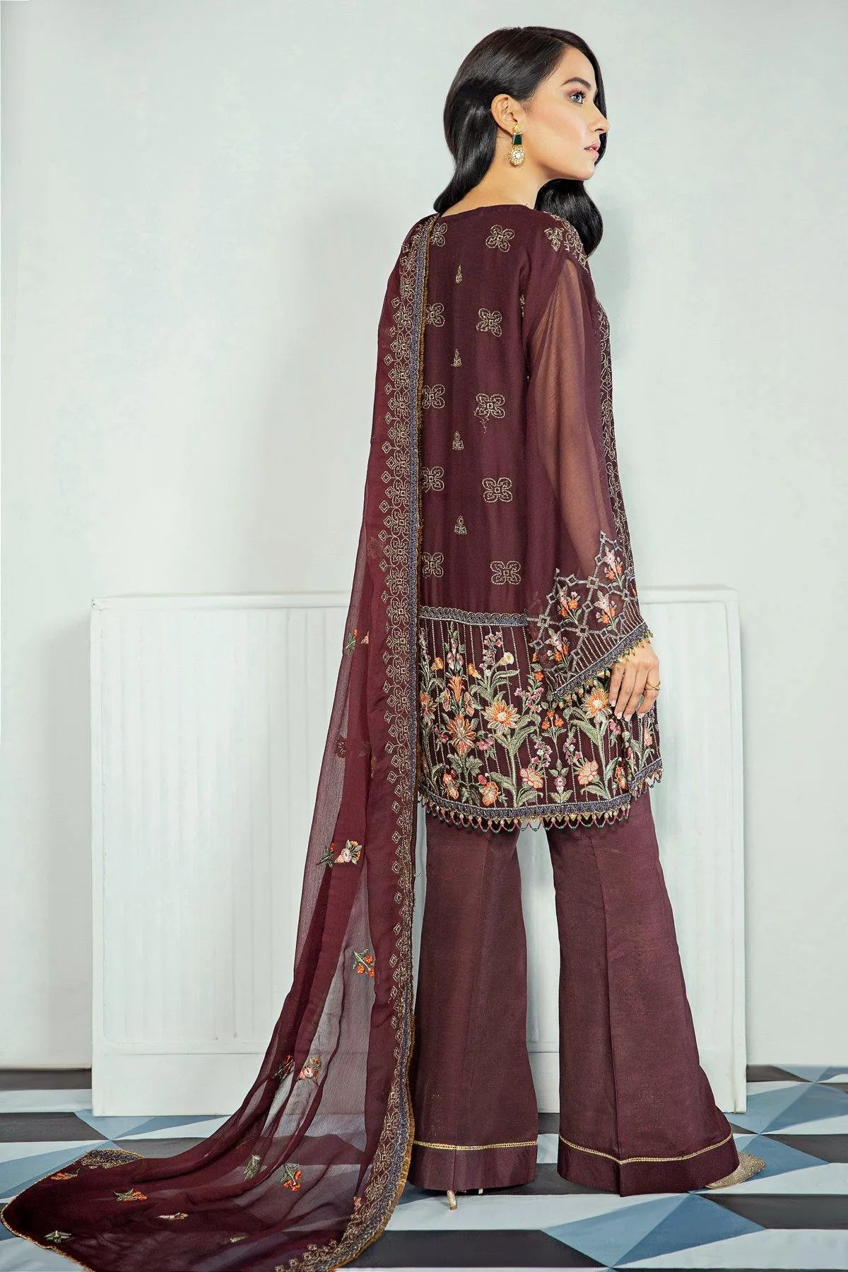 Alizeh Embroidered Chiffon Collection Vol-3 – Jamun