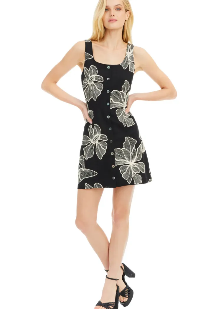 Allison Renee Mini Dress- Black