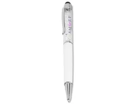 Allure Stylus Ball Pen - Solid White (PEN-1414-SW)