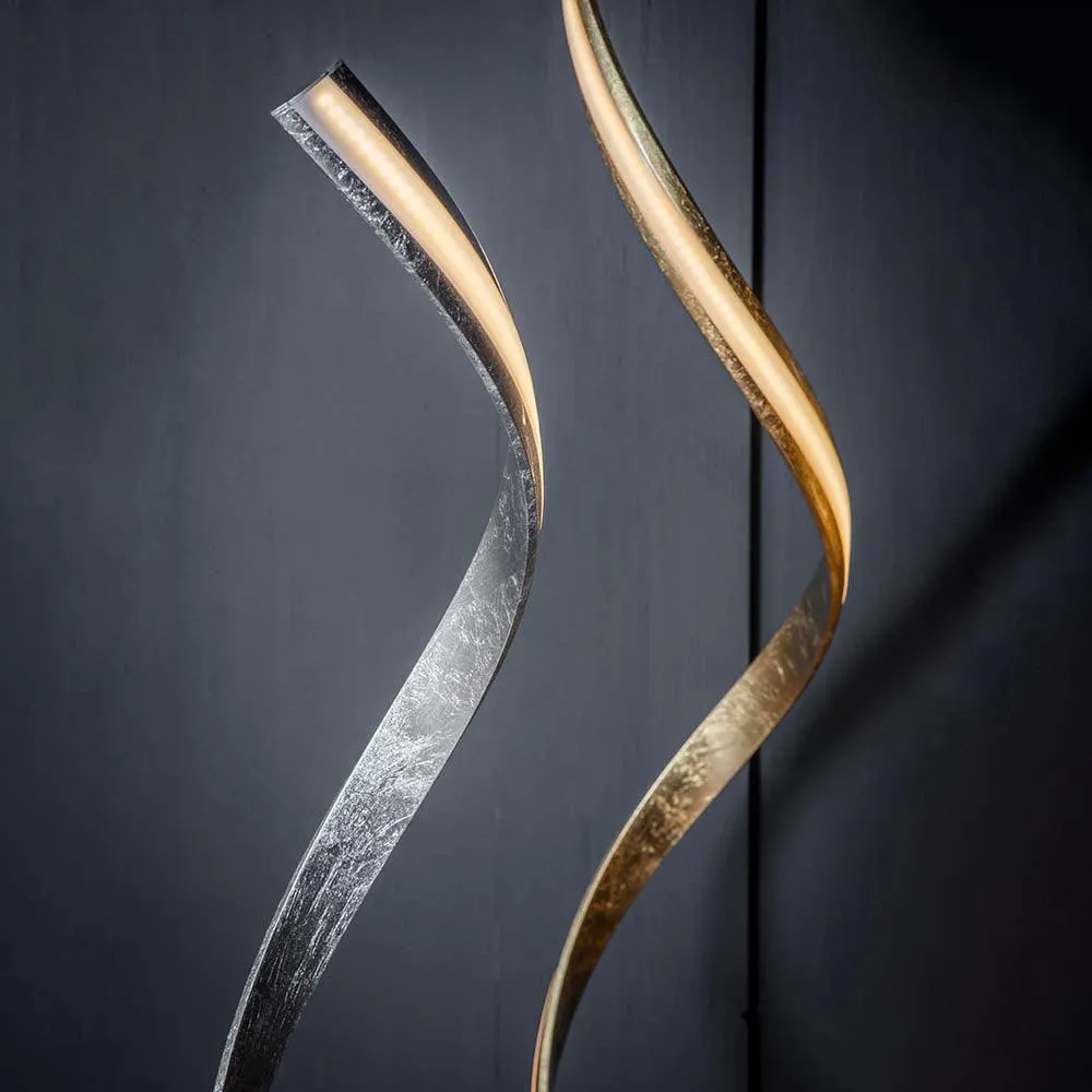 Aria Modern Gold LED Floor Lamp
