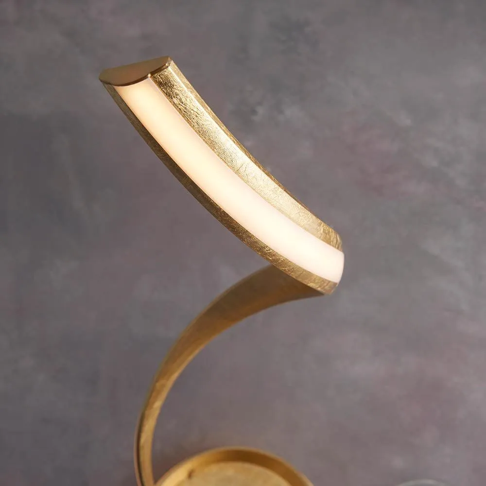 Aria Modern Gold LED Floor Lamp