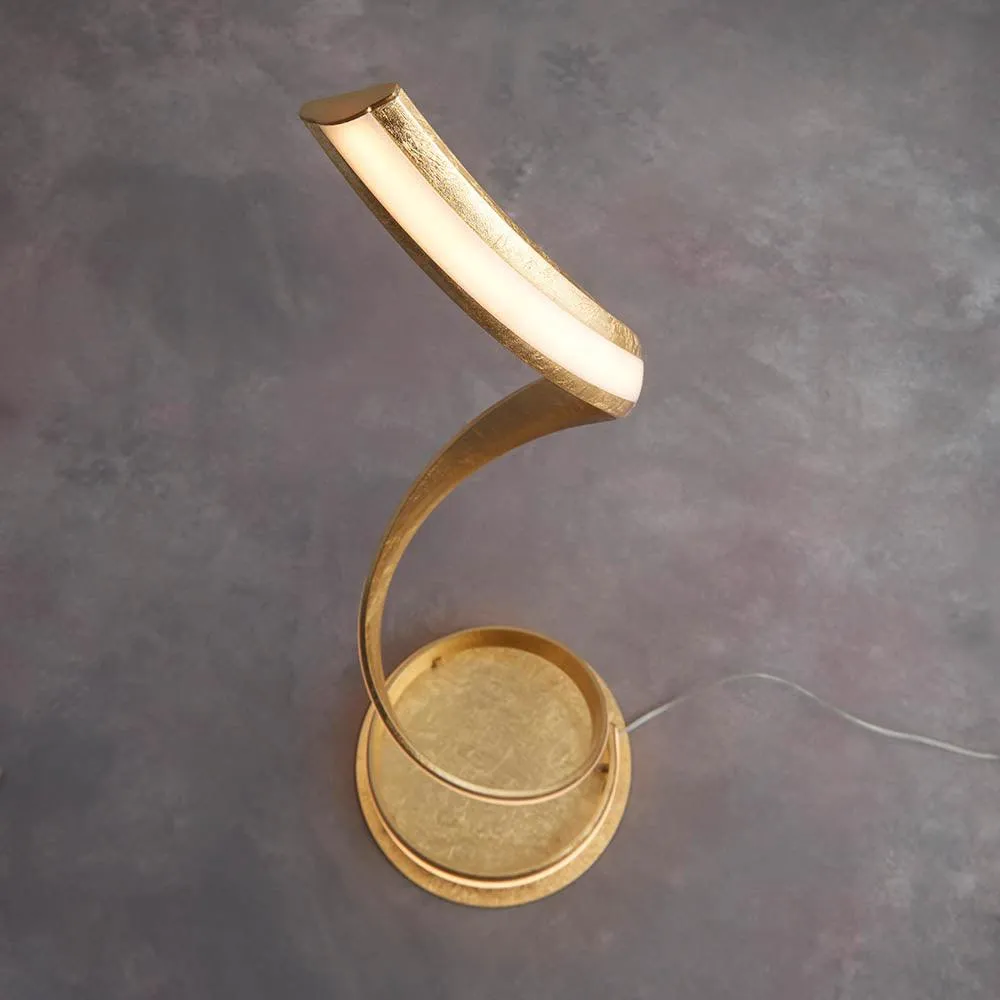 Aria Modern Gold LED Floor Lamp