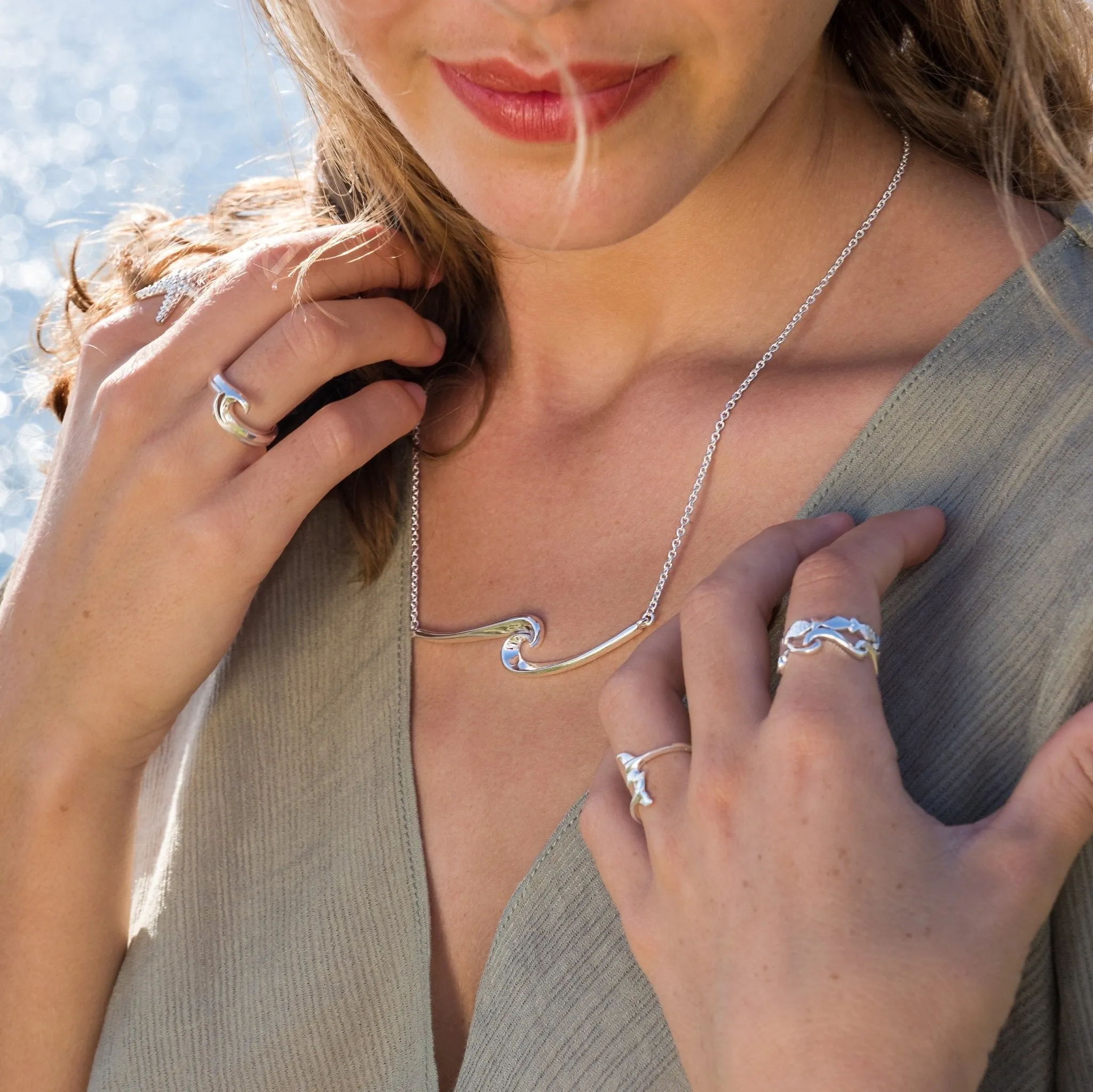 Atlantic Wave Necklace
