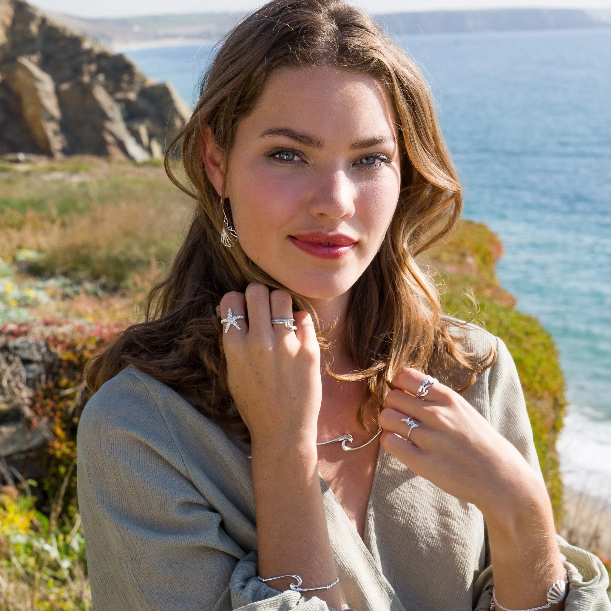 Atlantic Wave Necklace