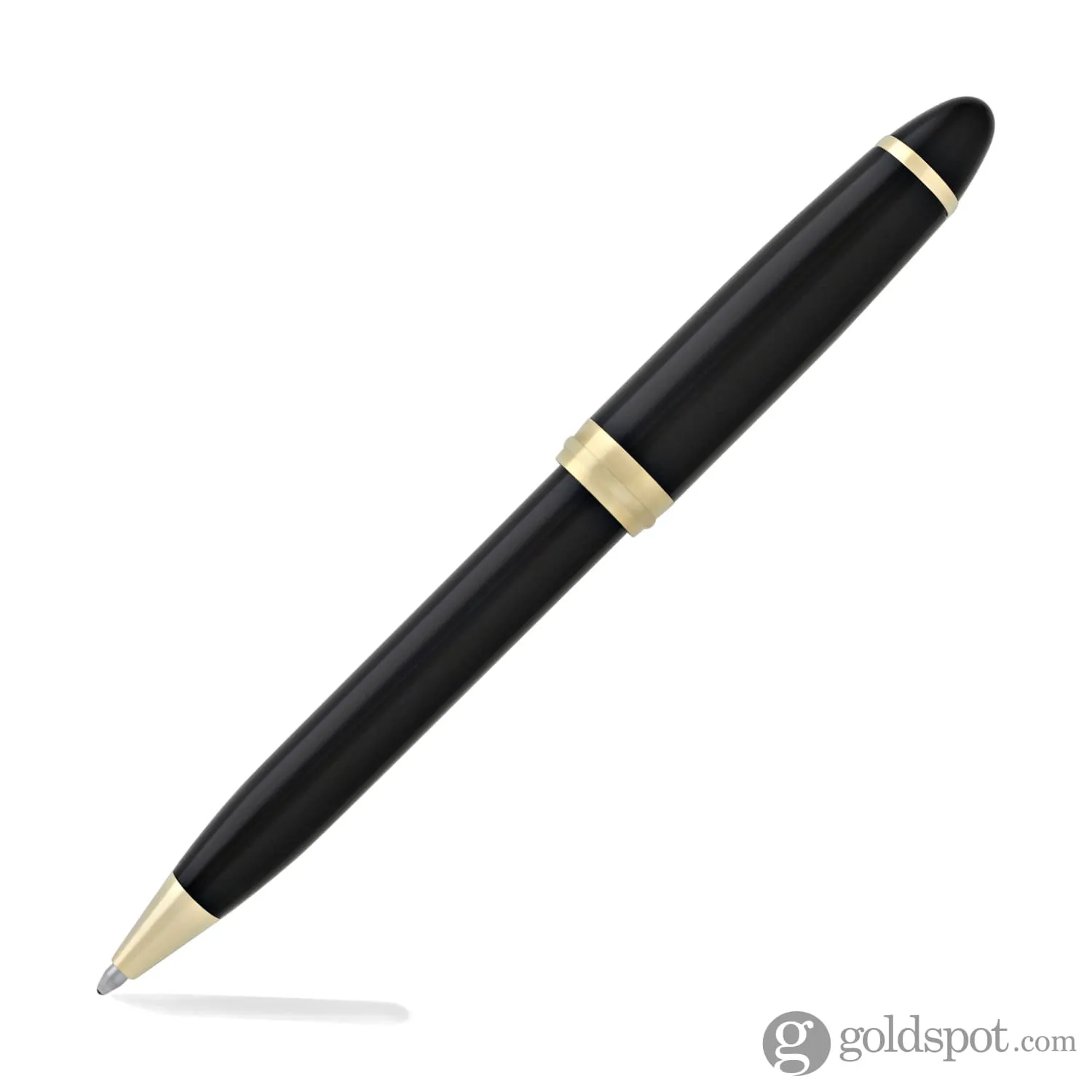 Aurora Ipsilon Deluxe Ballpoint Pen in Black Gold Trim