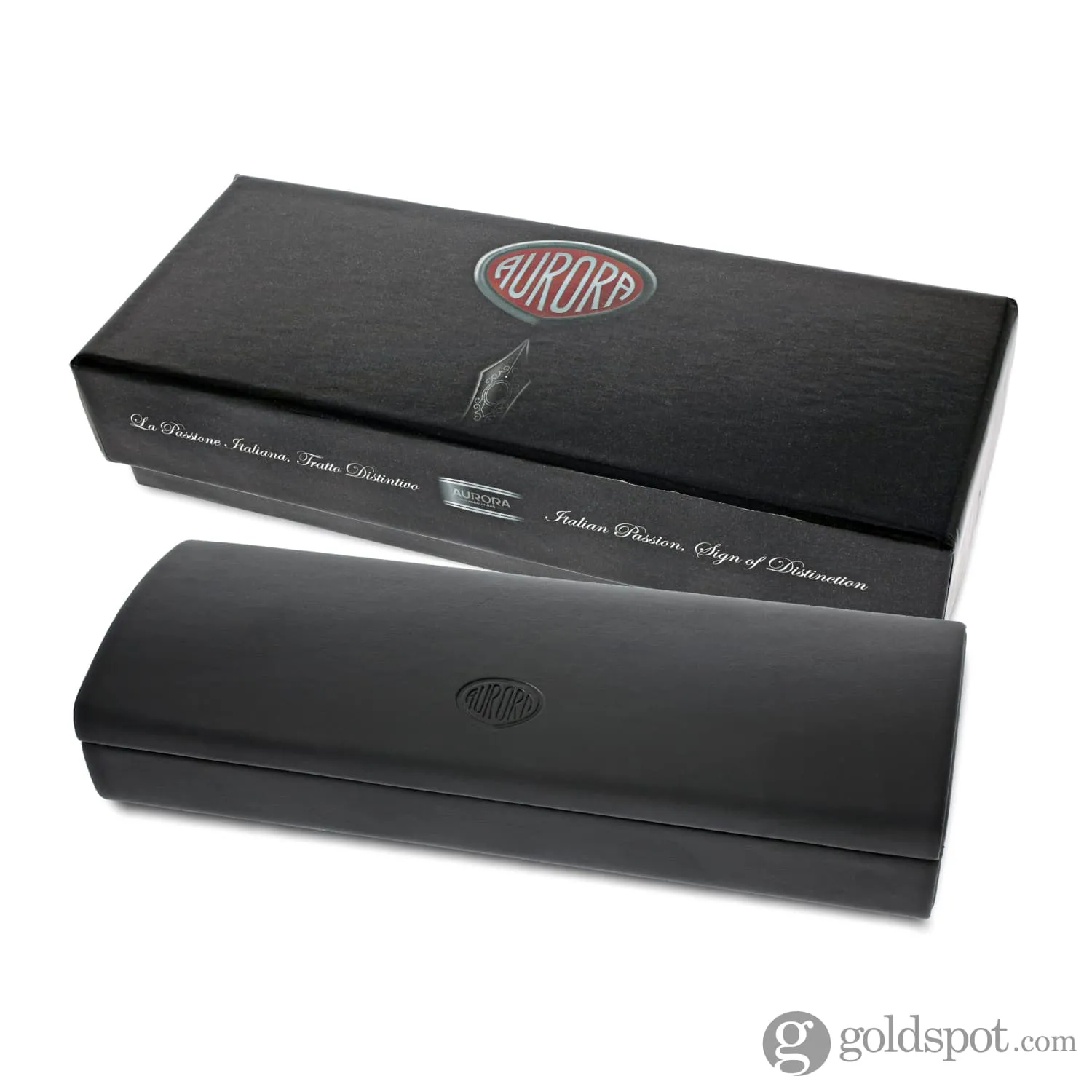 Aurora Ipsilon Deluxe Ballpoint Pen in Black Gold Trim