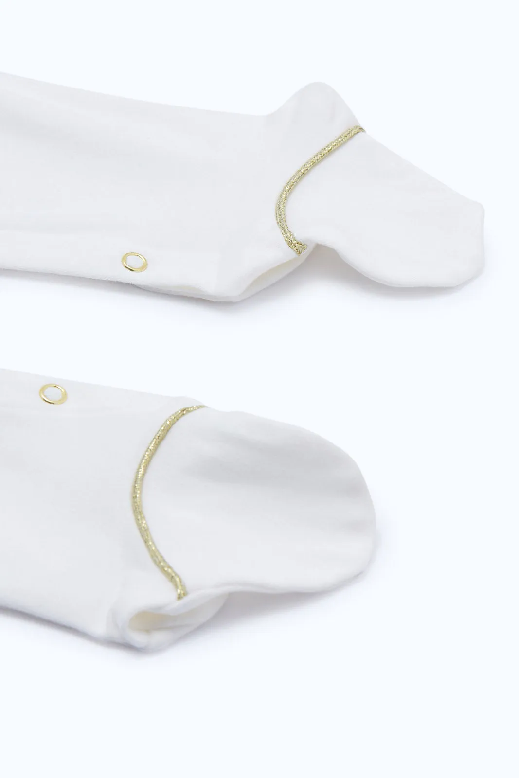 Baby Boy White Waistcoat Sleepsuit Boy