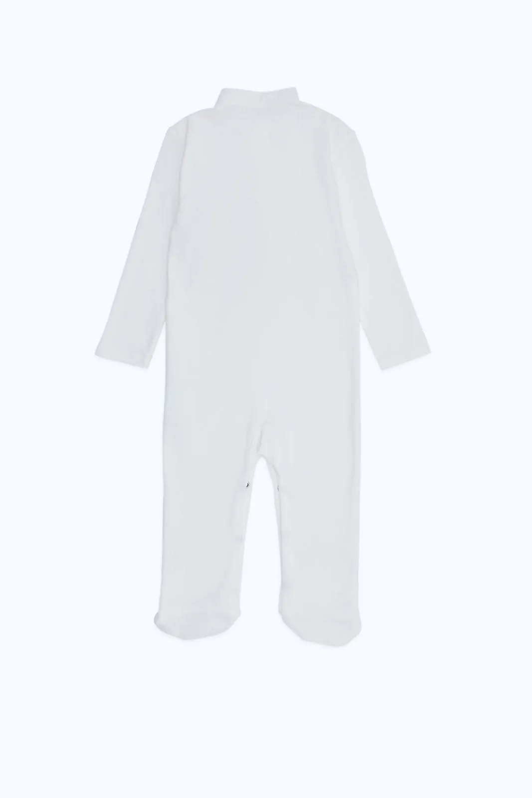 Baby Boy White Waistcoat Sleepsuit Boy