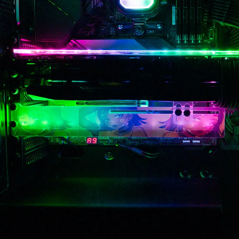 Bad to the Bone RGB GPU Support Bracket