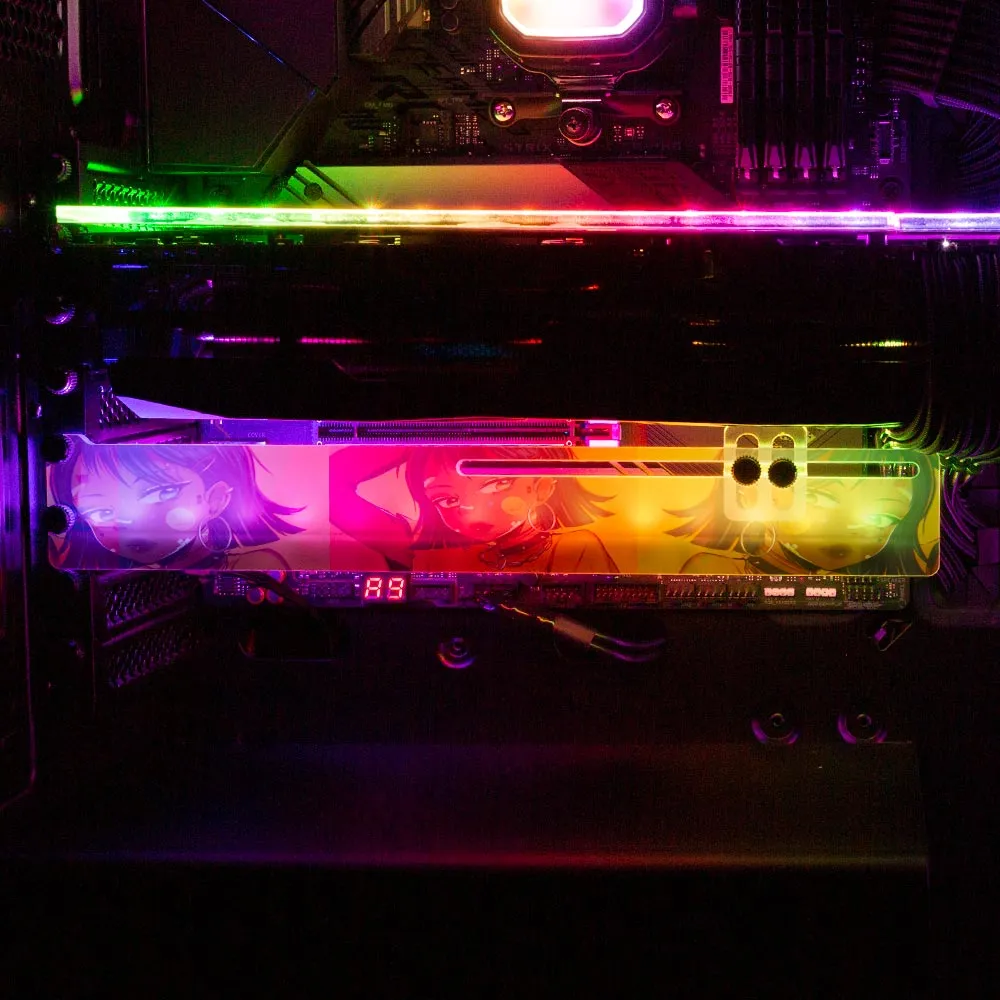 Bad to the Bone RGB GPU Support Bracket
