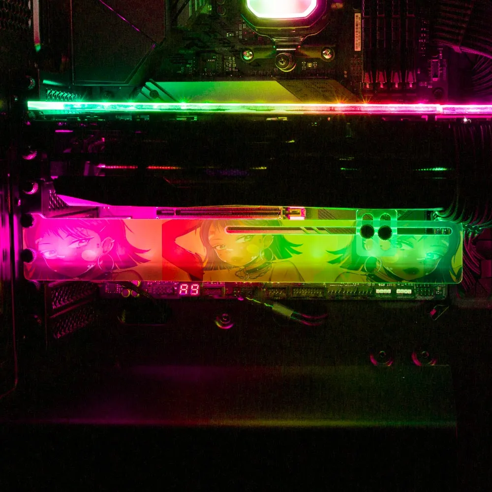 Bad to the Bone RGB GPU Support Bracket