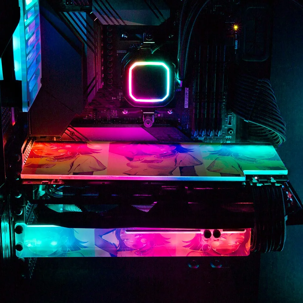 Bad to the Bone RGB GPU Support Bracket