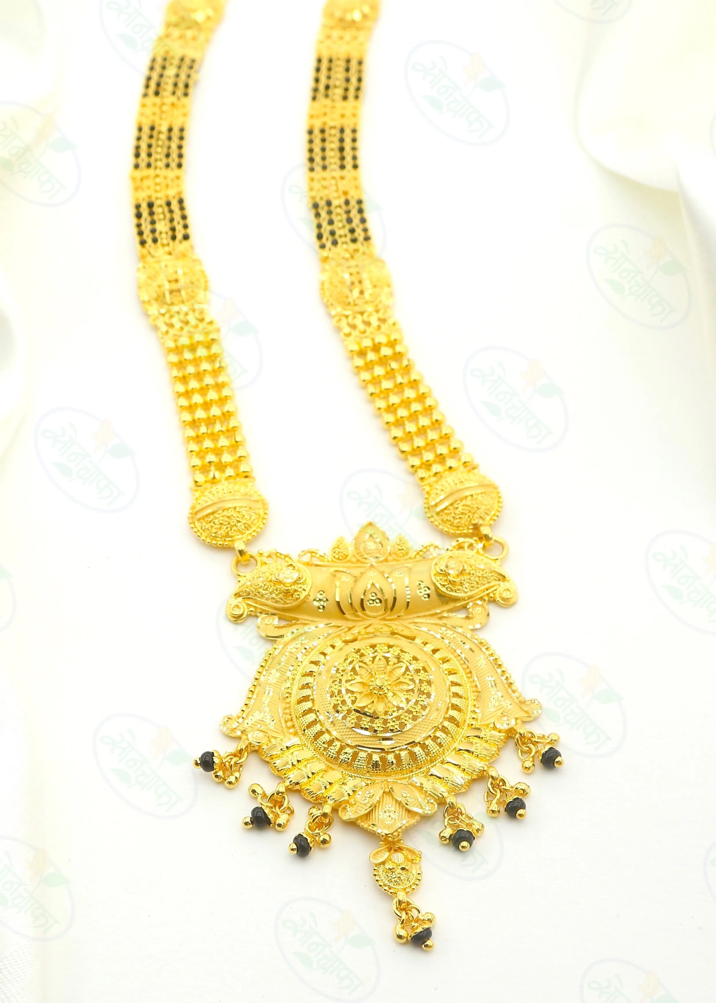 BEAUTIFUL LOTUS DESIGNER MANGALSUTRA