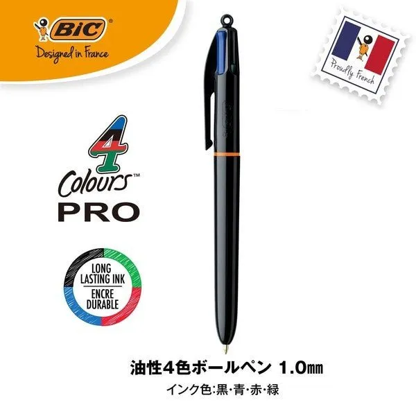 BIC 4-Color Ballpoint Pen Pro 1.0mm