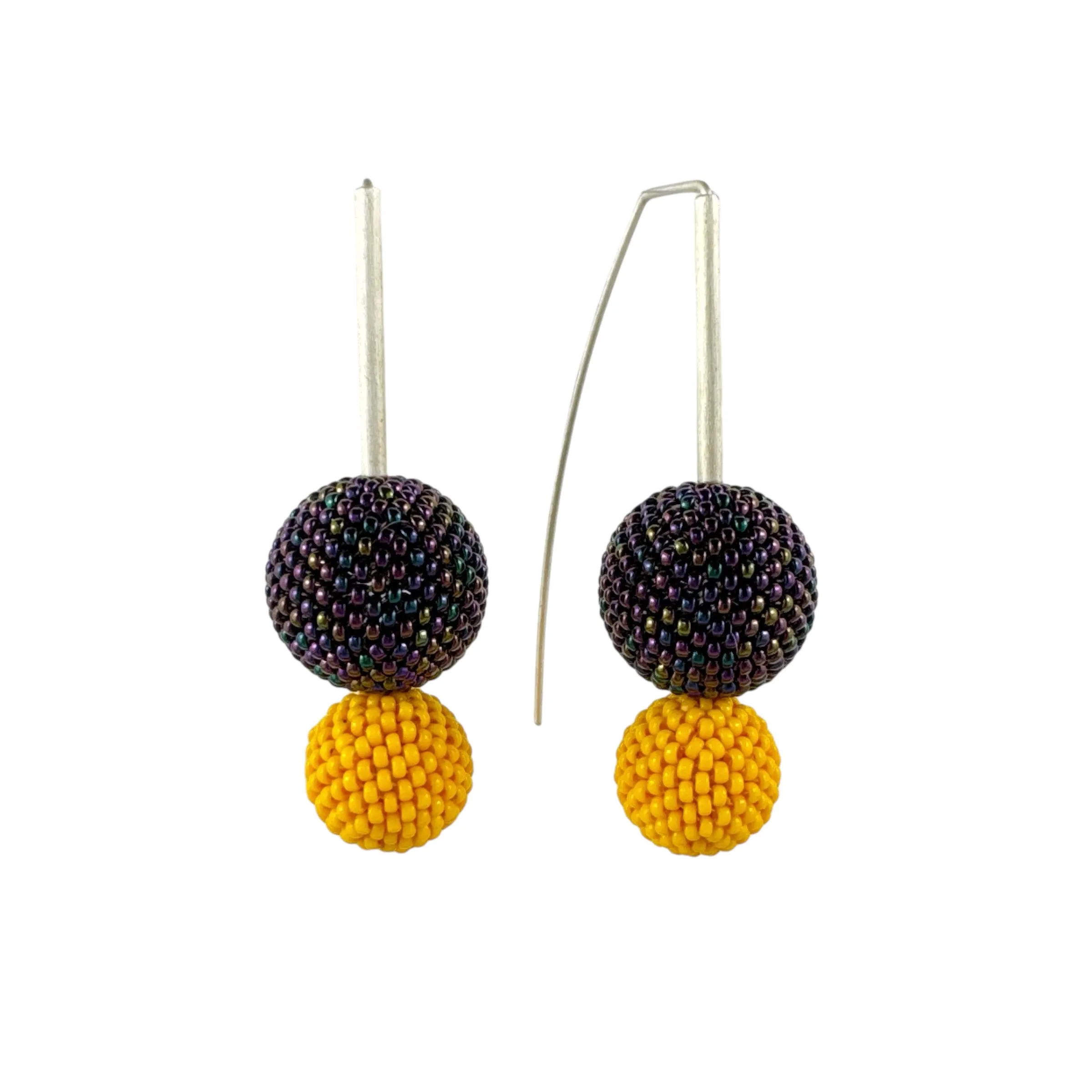 Biggie Smalls Beaded Earrings - Regina Krawets