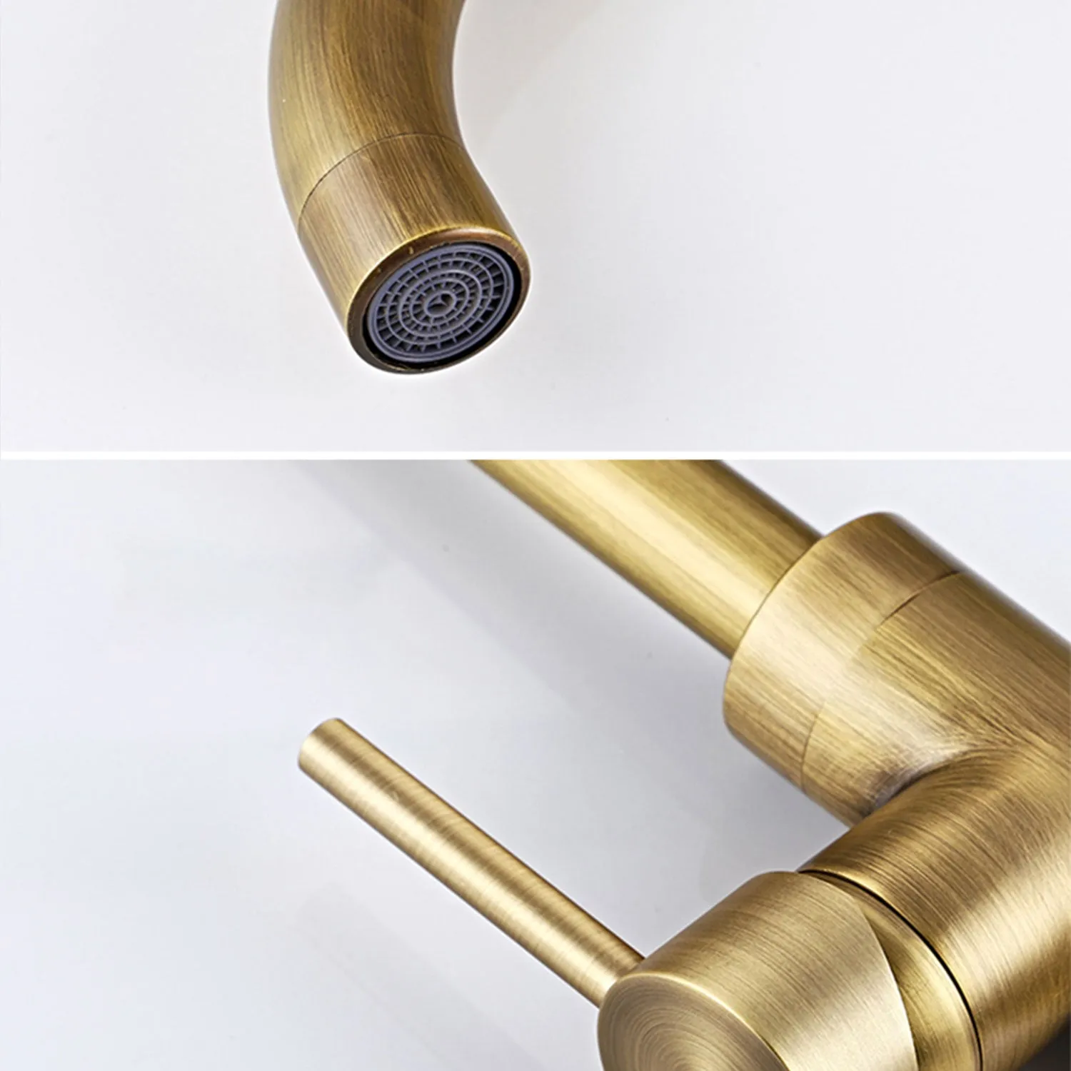 Black & Bronze Floor Standing Bathtub Tap