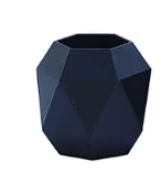 BLACK METAL VASE