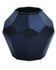 BLACK METAL VASE