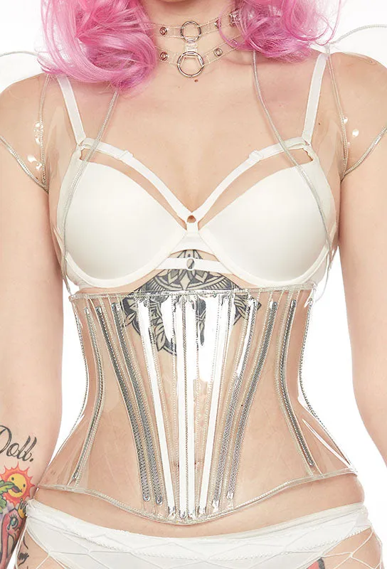 Clear PVC Underbust Corset