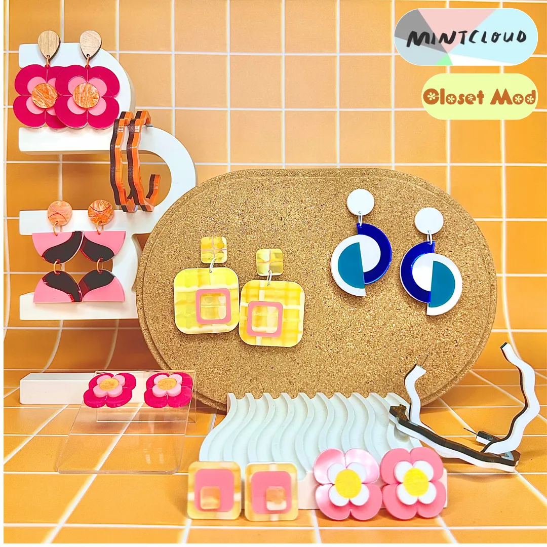 Closet Mod & Mintcloud Collaboration Earrings - Arrival Dangle*
