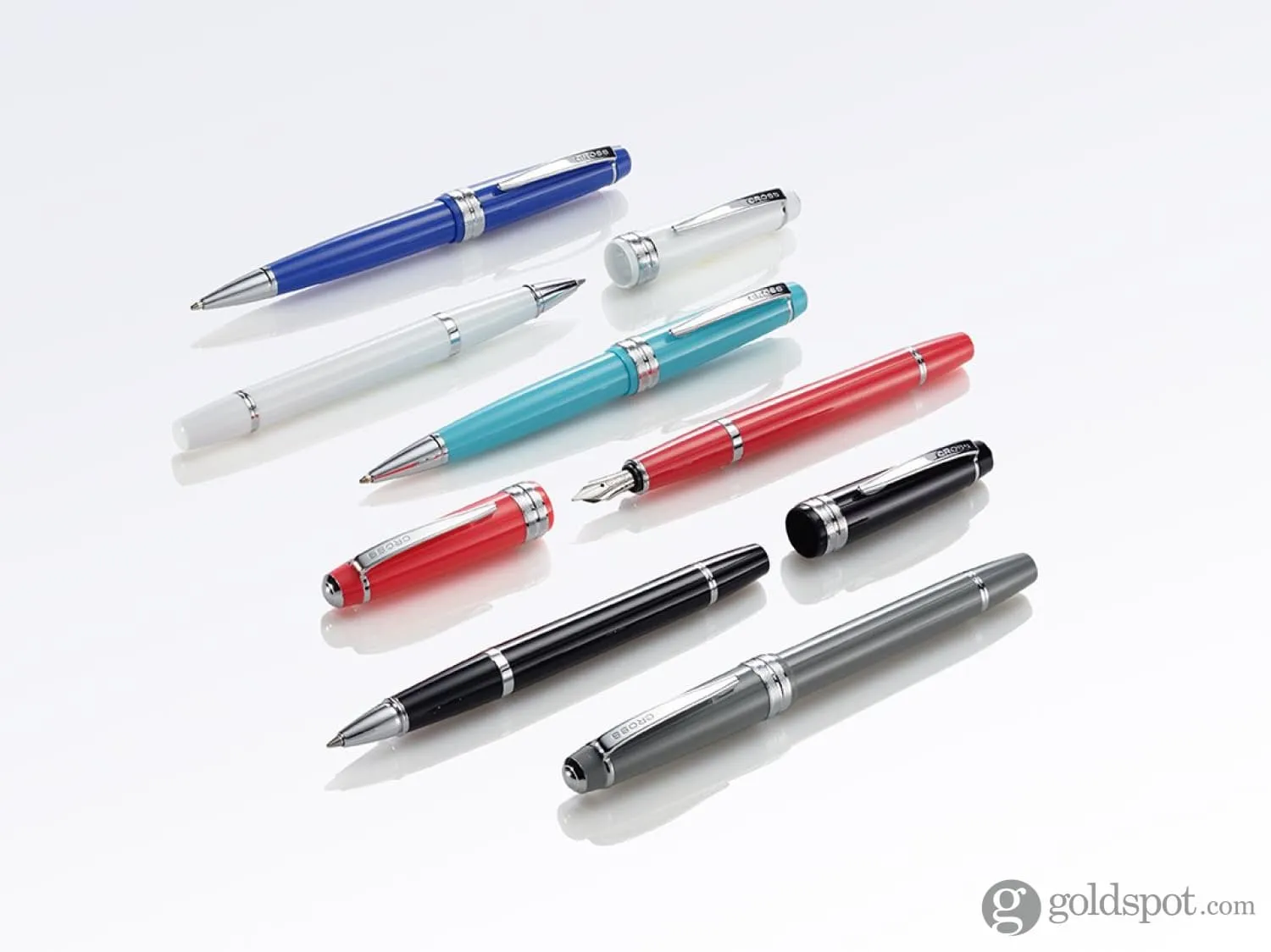 Cross Bailey Light Ballpoint Pen in Polished Blue Resin