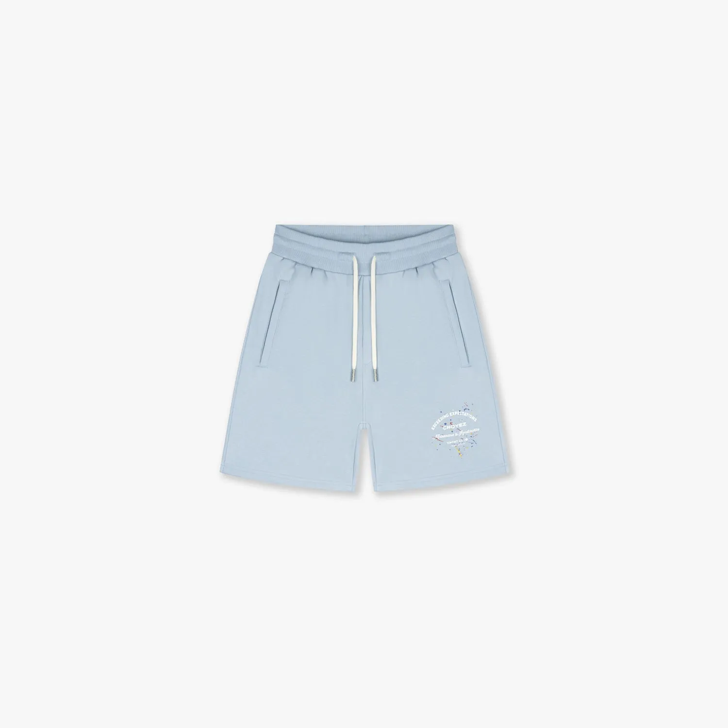 CROYEZ MAINTENANCE SHORT - GREY MELANGE/OFF-WHITE