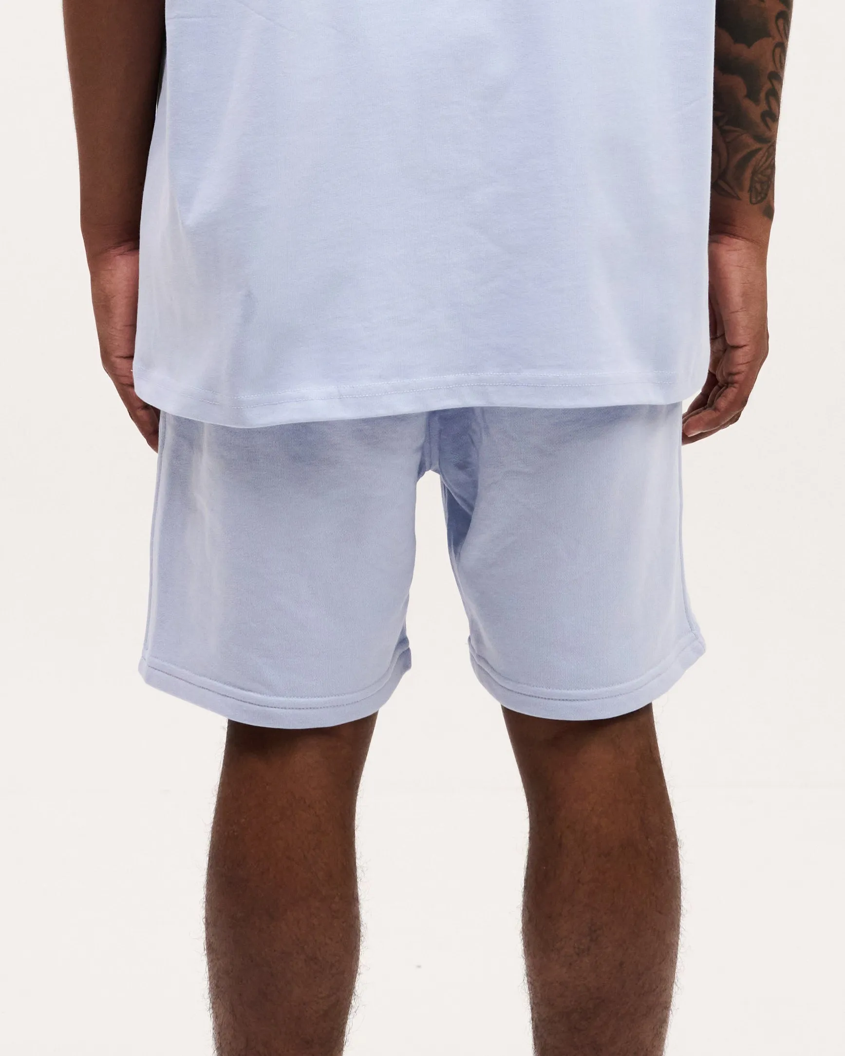 CROYEZ MAINTENANCE SHORT - GREY MELANGE/OFF-WHITE