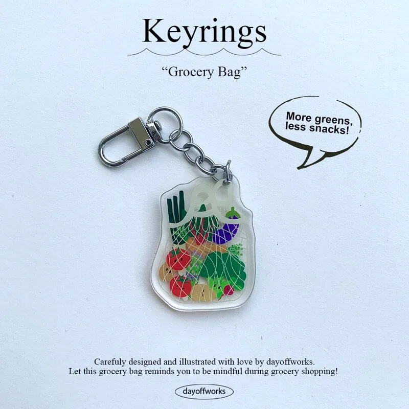 Day Off Works Keyring - Fresh Mart