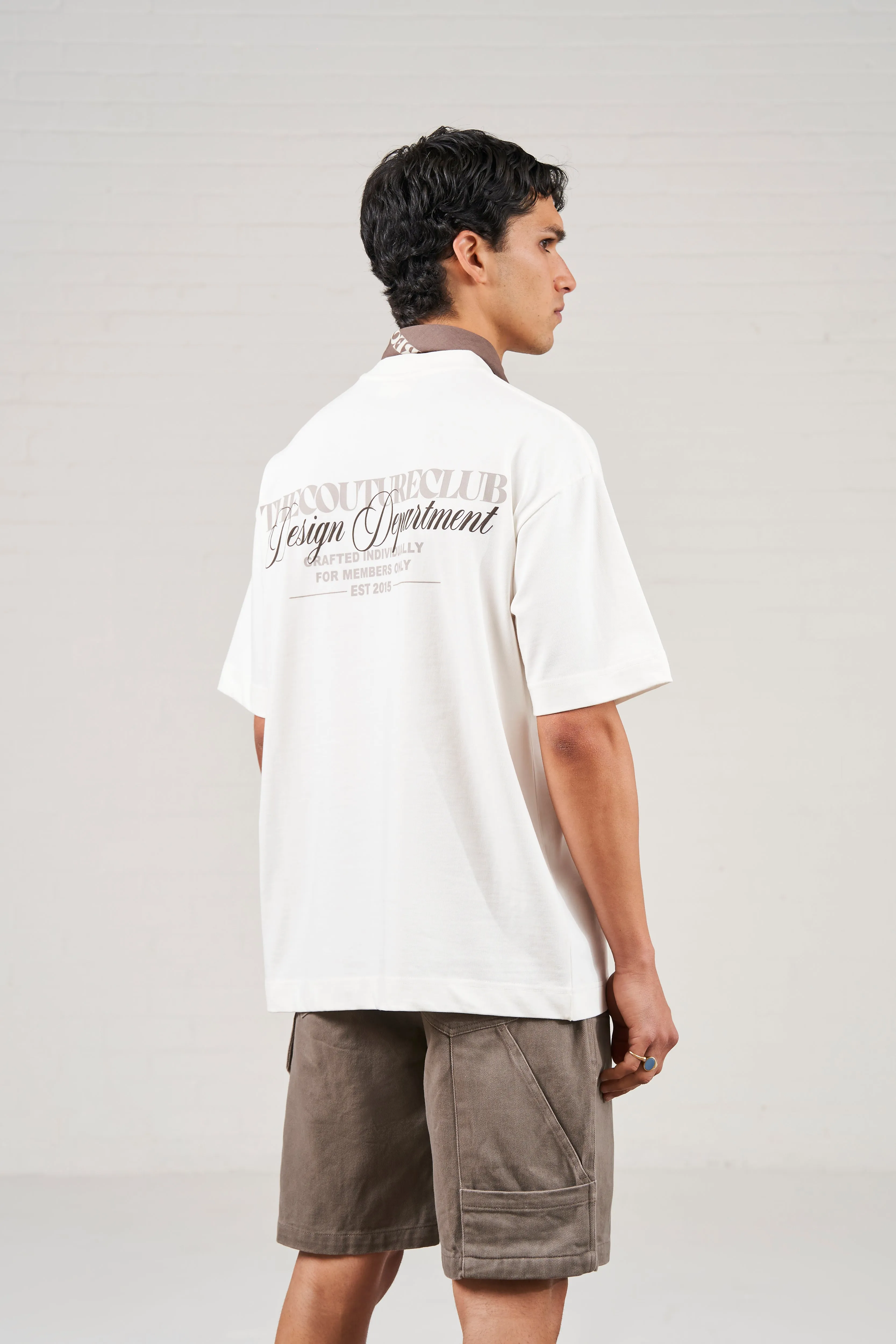 DESIGN DEPARTMENT GRAPHIC T-SHIRT - OFF WHITE