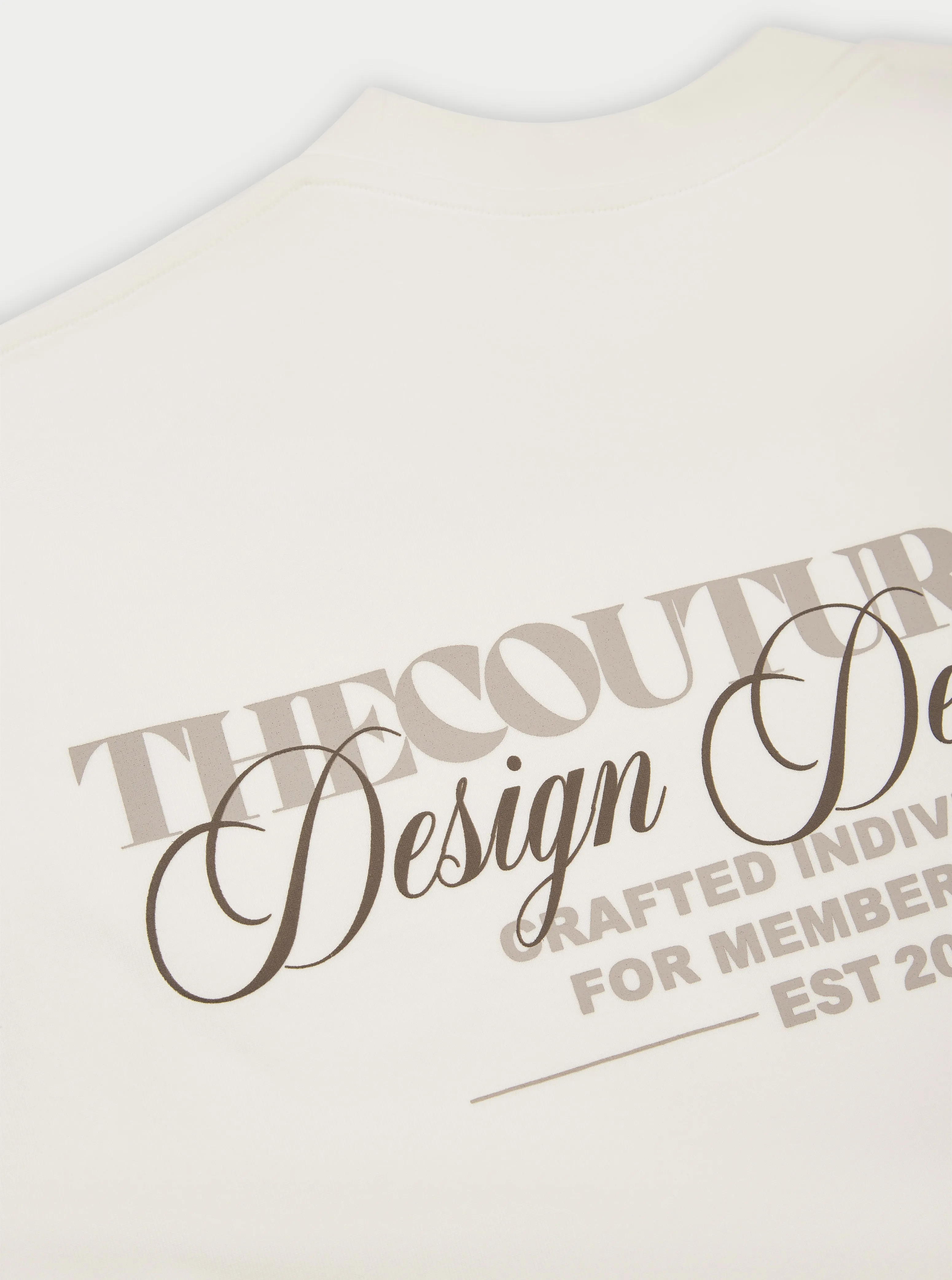 DESIGN DEPARTMENT GRAPHIC T-SHIRT - OFF WHITE