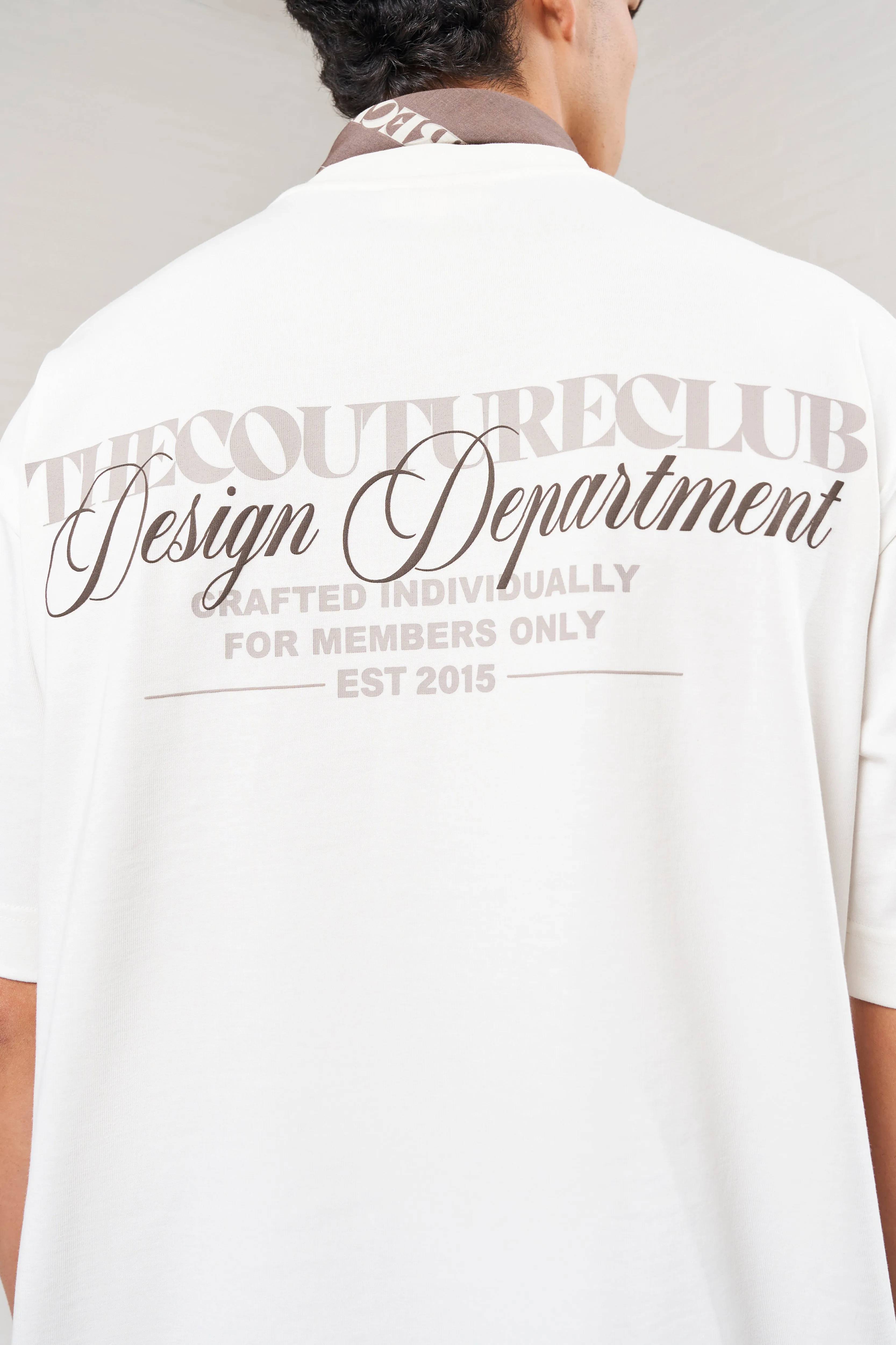 DESIGN DEPARTMENT GRAPHIC T-SHIRT - OFF WHITE