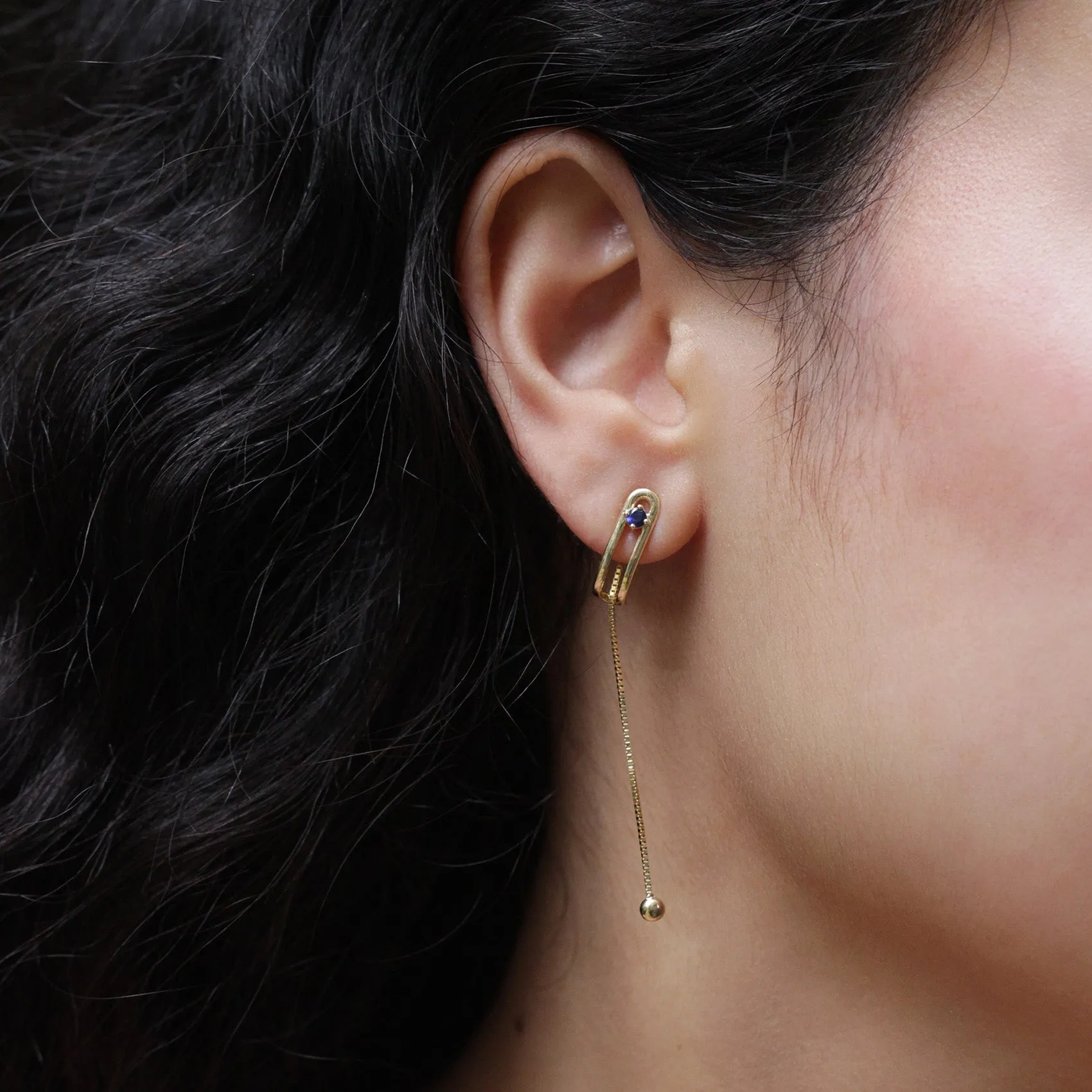Earring 12 - Sapphire