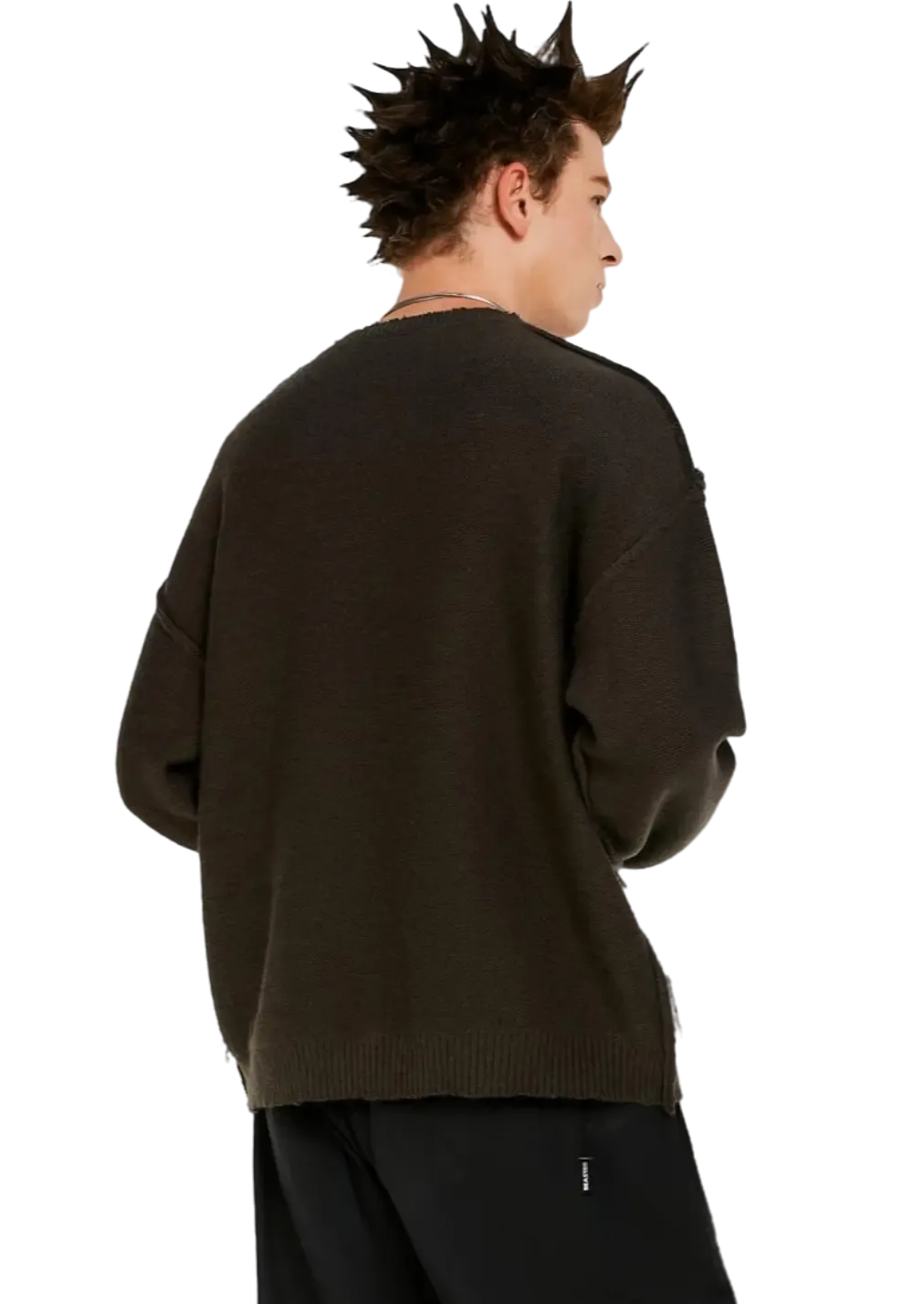 Embroidered Pullover Sweater