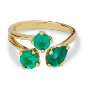 Emerald Tatu Ring