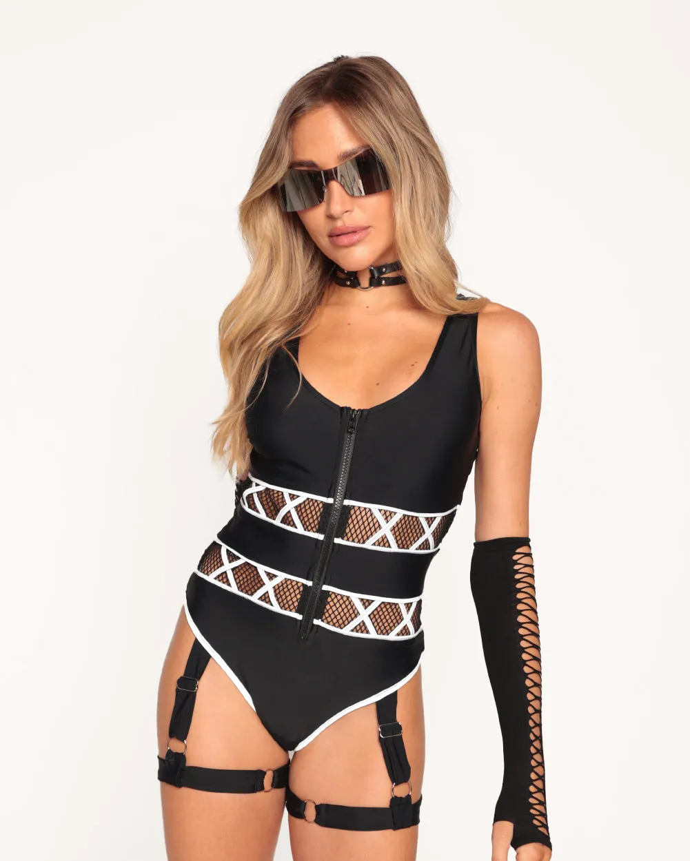 Excision x iHeartRaves Generator Reflective Bodysuit