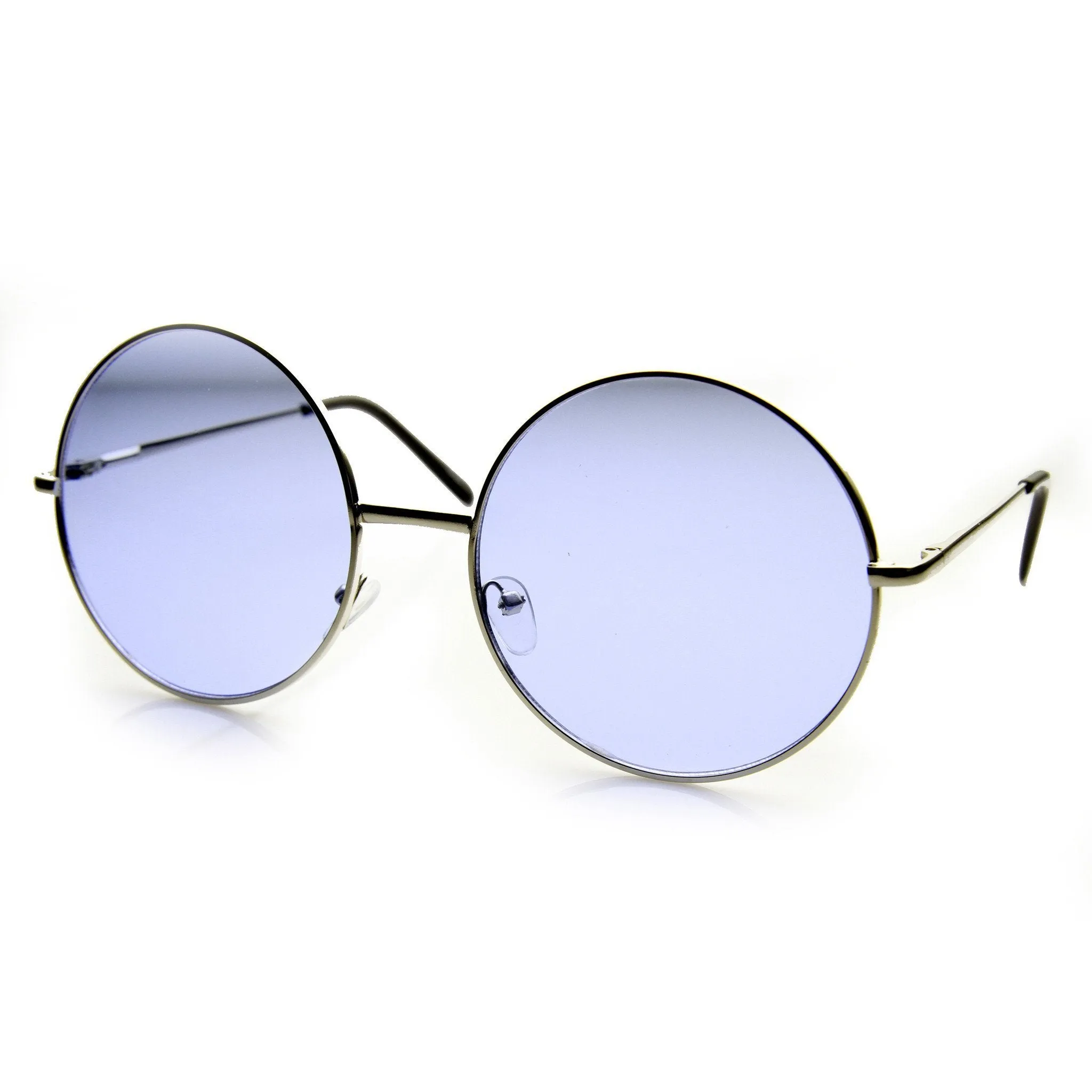 Festival Hippie Oversize Round Colorful Sunglasses