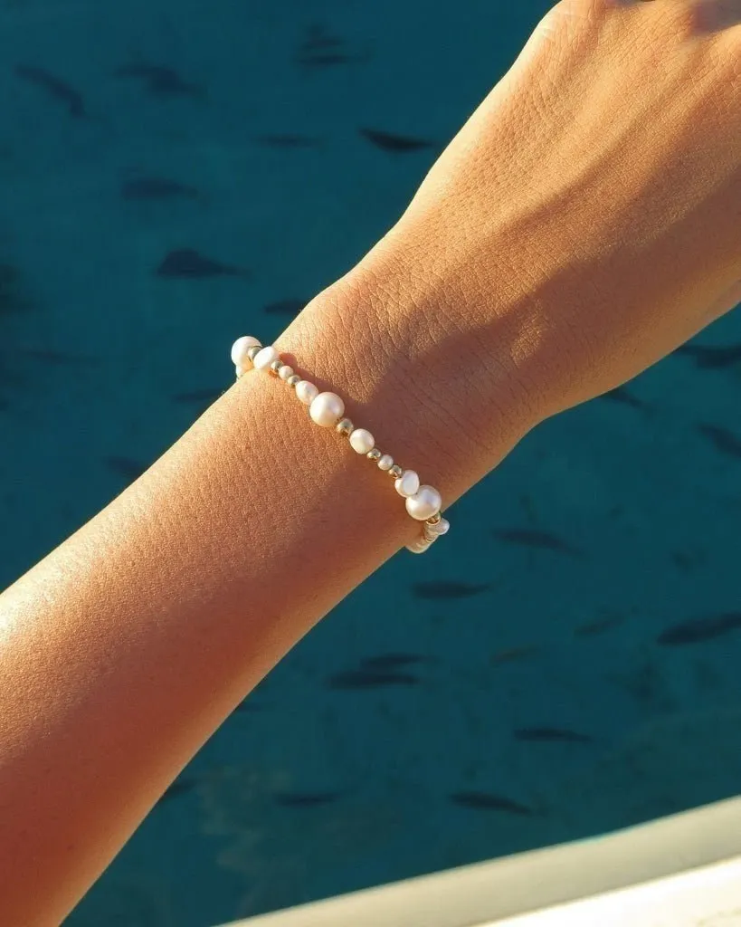 Freshwater Pearl Beaded Mix Bracelet