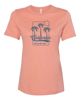 Fun In The Sun Womens Tee - Heather Sunset